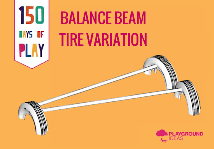 Day 86: Balance Beam Tire Variation